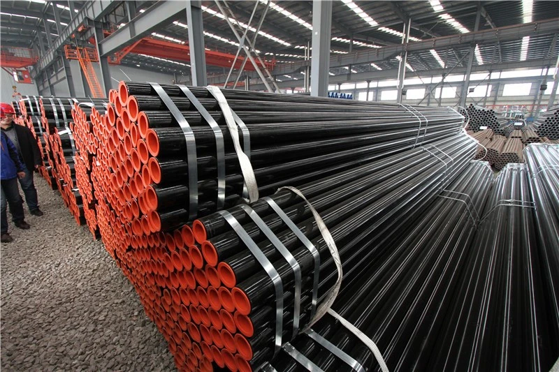 Безшовна сталева труба ASTM A53 A106 Gr. B 5L Carbon Tubes для промислових машин, архітектурних труб, ERW JIS-Сертифікат